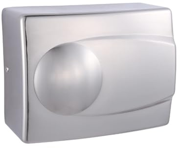 KHZKHC Secador Manos con Secador 1300w, Secador Manos Compacto Limpiaparabrisas, Detección Inteligente, Aleación Aluminio, Salida Aire Frío Y Caliente, para Restaurante, Supermercado