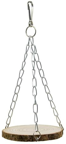 Hamac pour hamster, balançoire en bois pour animaux de compagnie – Lit chaud pour petits animaux domestiques – Accessoires pour lapins, chinchillas, perroquets