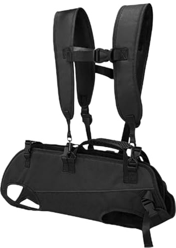 Harnais pour chien, harnais de levage pour chien, aide au transport, harnais de transport, sac de transport, sac à dos 34 x 19 x 5 cm. Sangle de transport pour chien – Sac à dos réglable et portable