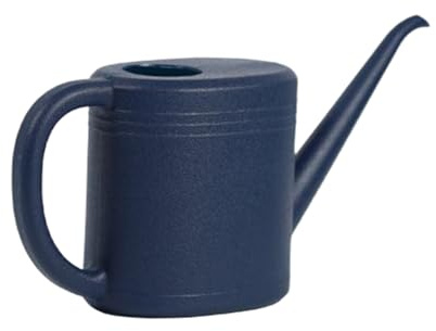 Raypontia Regadera de Flores, portátil de 1 litro, Boquilla Larga pequeña regadera, para terraza y jardín en Exteriores para jardinería en balcón hogar Interior y para