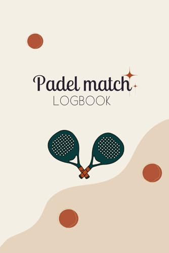 Padel Match Logbook: the journal for tracking padel tennis matches | Log your match results, review your & your opponents performance and improve your game.