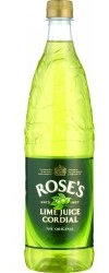 Roses Lime Juice Soft Drinks 1ltr x 12