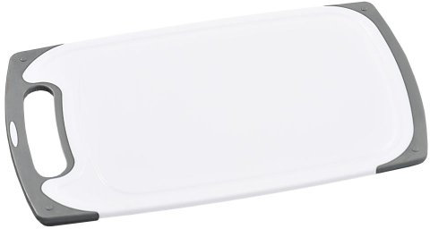 Kesper 3 Tablas de trinchar, Rutsch-Stopp, Tabla de Cortar, Tabla de Desayuno, de plástico, tamaño: Aprox. 327 x 200 x 10 mm, en Color Gris.