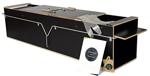 Marderfalle Lebendfalle - Wiederverwendbare Rattenfalle - Verkleidet mit Birkensperrholz Tierfalle Garten - Premium Marderfallen von Profis empfohlen - Robuste Ausführung (LT119, Long, 119x28x27cm)