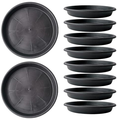 Blumentopf-Tropfschalen – Pflanzentropfschalen, Topfauffangschalen | runde Pflanzschalen Wasserauffangschale für drinnen und draußen, Blumenuntersetzer sammeln Drainage, hochwertige Gartentopfschalen