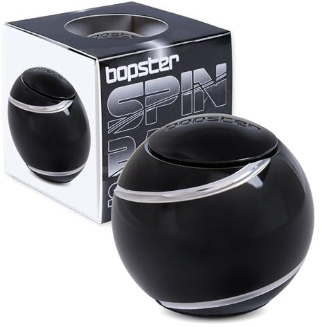 bopster Metal Spin Ball Fidget Handspinner | Premium Desk Leksak för Barn, Tonåringar och Vuxna | Stress- och Ångestlindring | Autism, ADHD, ADD (Svart)