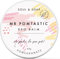Natural Deodorant Balm with Pomegranate, Shea Butter and Tea Tree Oil, Vegan, Travel-Friendly Tin Eco Friendly, Vegan, Plastic Free & Cruelty Free Deodorants for Men and Women.