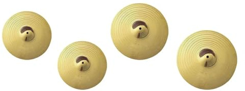 Crash-Becken Anfänger-Schlagzeuger Teile Performance-Schlagzeuger Crash Percussion Alloy Drum-Becken(4 20 Inch)