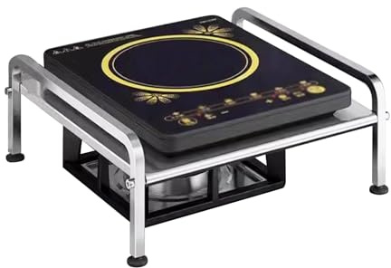 Tapa Encimera Gas, Cubre Encimera de Acero Inoxidable, Protector Encimera Cocina, Sostiene Botellas de Condimentos, Tablas de Cortar(37cm/14in)