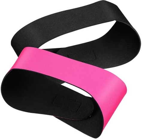 Housoutil 2 Stück Schwimmstirnbänder aus Neopren Gummi Elastisches Stirnband für Ohrenschutz und Verstellbarem Haarband zum Schwimmen und Surfen