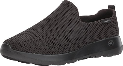 Skechers Performance GO WALK MAX, Zapatillas sin cordones para Hombre, Black Textile/Trim, 44 EU