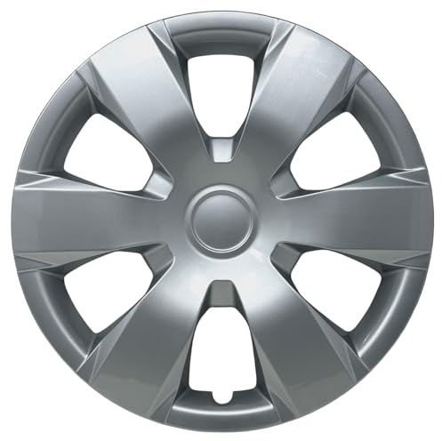 Carolina Wheel Cover Automotive-Hubcaps, 16-inch Replica Wheel Cover for Toyota Camry 2007-2011, Silver, ABS Plastic