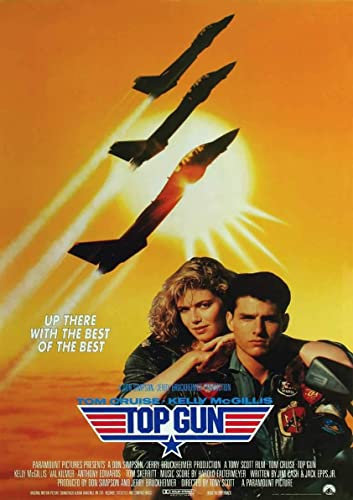 DIYCCPC Foto Auf Leinwand 60x90cm Kein Rahmen Post Top Gun Filmplakat Wandkunst