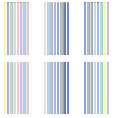 BAYTORY 960Pcs Transparent Highlighter Tape Reusable, Clear Sticky Tabs for Annotating Books, Long Highlighting Strips Page Markers Index Tabs, Sticky Notes Aesthetic Office School Supplies