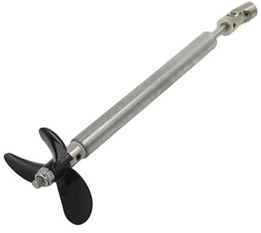 misppro Pièces de rechange pour bateau RC 4 mm Arbre d'entraînement 300 mm, manchon de 250 mm, kits de joints de cardan E