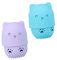Beavorty 2pcs Powder Puff Rack Makeup Sponge Case Stand Holder Makeup Sponges for Blending Light