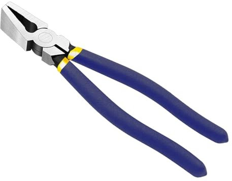 Alicates de cristal con mandíbulas planas de 8 pulgadas, para instalación de llaves y azulejos de mosaico de vidrieras, corte de espejo