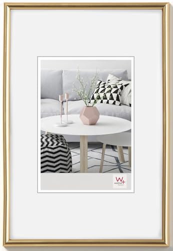 walther design Bilderrahmen gold 70 x 100 cm Galeria Kunststoffrahmen KG100H
