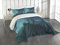 ABAKUHAUS Nautisch Tagesdecke Set, Dolphins Schiff Sea, Set mit Kissenbezug Kein verblassen, für Einzelbetten 170 x 220 cm, Blaugrau Hellblau Teal