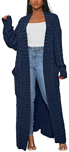 Dam 2-delat kläder långärmad dragkedja jacka och bodycon långbyxor set träningsoveraller, 02 Mörkblå, XL