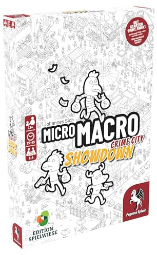 Pegasus/Spielwiese 59064E MicroMacro: Crime City 4 – Showdown (utgåva spelmatta) (engelsk utgåva)
