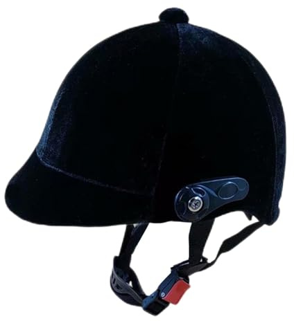 Fenteer Reithelm,– Leicht & Atmungsaktiv – Größe 54-62 cm, Professionelle Leichte Samt -Außenschutz -Reitausrüstung