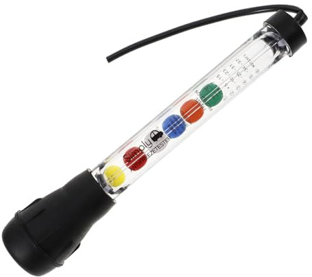 NUOBESTY Idrometro per Batterie per Auto Tester Densità e Facile da Usare per Elettroliti Strumento Versatile per Professionisti e Te Misurazione Rapida con Design Ventosa