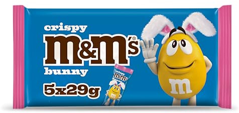 M&M's Crispy Multipack Chocolate Easter Bunny 5 x 29g