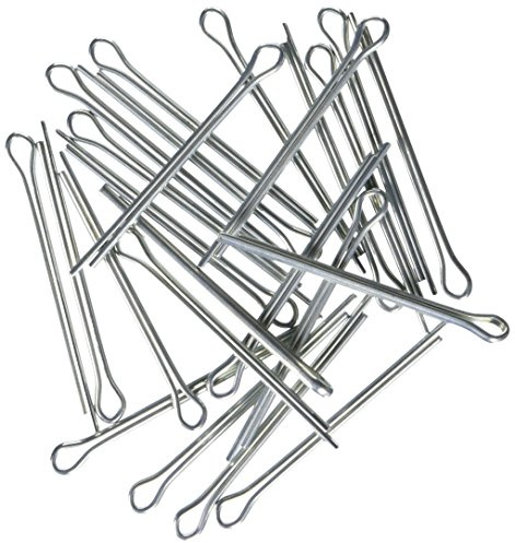 Hillman 381750 5/32 x 2-1/2-Inch Cotter Pin Extended Prong, Metallics, 100-Pack