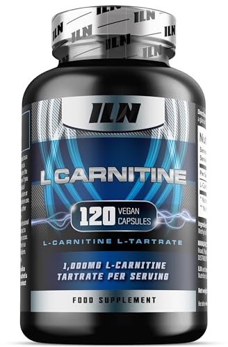 L-Carnitina Capsule – 1000mg L-Carnitina L-Tartrato per dose – Vegano – 120 Capsule per uomini e donne