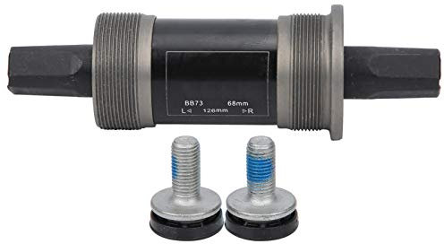 Alomejor 68mm Bike Tretlager Set Square Taper Sealed Bottom Brack für Mountainbike mit Schrauben(126mm)