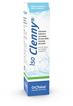 Iso Clenny Soluzione Isotonica Spray – Per Adulti e Bambini - Lavaggio, Idratazione e Eliminazione delle Secrezioni Nasali Eccessive – Per Igiene Nasale Quotidiana – 1 Spray da 100ml