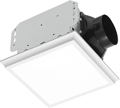 Homewerks 110 CFM 2.0 Sones Bathroom Exhaust Fan with LED Light