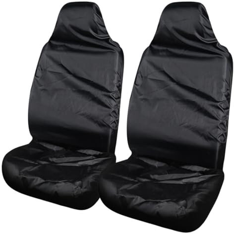 EIHI 2 pezzi coprisedili auto anteriori, protezione sedile auto, protezione universale per sedile auto, coprisedili auto, materiale impermeabile, con 1 borsa di stoccaggio