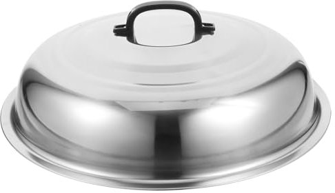 STOBAZA Coperchio Universale per Pentole E Padelle Coperchio per Padella in Acciaio Inox Ricambio per Padelle in Ghisa Pentola da 42 Cm