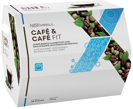 Café Gourmet con GRANOS Verde para Control de Peso y Energía Natural | Café Instantáneo Liofilizado | Apoyo Metabólico | 1 CAJA CON 28 Sticks | Sabor Suave Colombiano