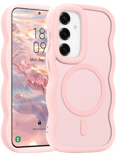 Pepmune Coque pour Samsung Galaxy A16/A16 5G/A17 5G, Rose