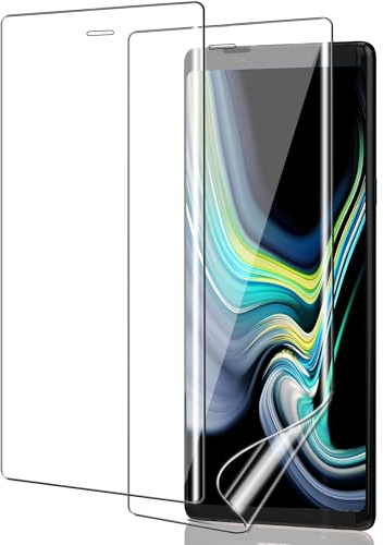 ICESPRING für Panzerglas für Samsung Galaxy Note 9 Schutzfolie, 2 Stück Weich TPU Kratzfest Panzerfolie für Samsung Note 9 Folie, Fingerabdruck-ID Schutzglas für Galaxy Note 9 Panzer Schutz Glas