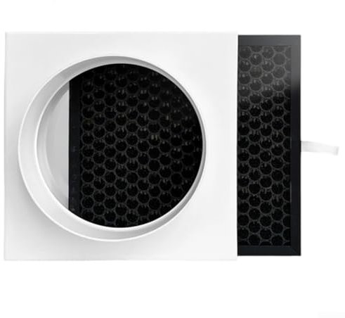 Hasaller Boîtes de filtre pour conduit de purification de l'air intérieur, système de filtre à air frais, conduits HEPA, boîte de filtres de purification d'air, préfiltres pour tuyau en PVC PE (160 mm