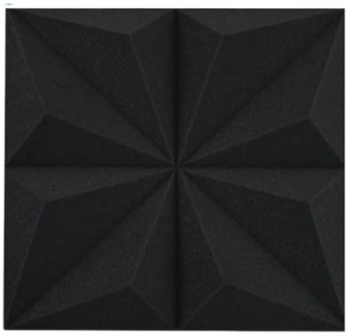 NRBMZYEN Pannelli acustici in schiuma fonoassorbente in spugna per isolamento acustico, pannelli insonorizzanti per soffitto (30 cm, 4 pezzi, 50 mm)