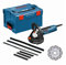 Bosch Professional Betonschleifer GBR 15 CAG (inkl. Diamanttopfscheibe 125mm, 3x Ersatzbürstenkranz, Zweilochschlüssel gekröpft, L-BOXX)
