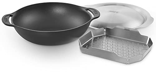 S.OF. WOK E HIERRO COLADO Ø40,13cm 8856 WEBER