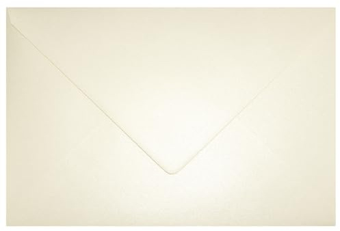 Netuno 100 stora pärlemorskimrande grädde C5-kuvert 229 x 162 mm chic och raffinerade