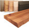 LAMO Manufaktur Wandregal Holz Baumkante | Regal Farbe: Dunkel | Pure: ohne Montage Set | 40 cm