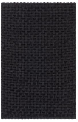 Jotex Badteppich, Polyester, Schwarz, 80X120