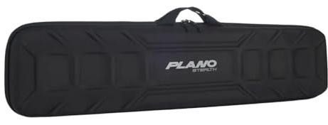 PLANO Stealth EVA hagelgevärsfodral 135 cm, gevärsväska, vadderad hagelgevärsväska, taktiskt gevärsfodral, jaktgevärsfodral fodral för kulgevär