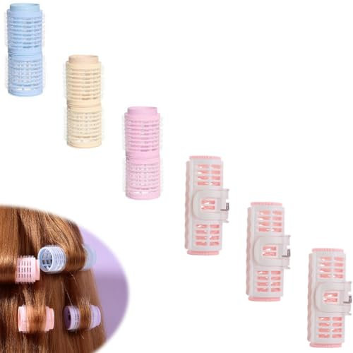 6 Pièces Heatless Curling, Rouleaux, Bigoudis Magiques, Cheveux pour Tous Les Cheveux Courts, Moyens Ou Longs