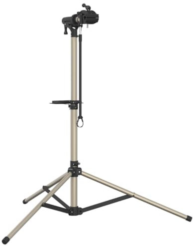 vidaXL Cykelmonteringsställ hopfällbart 120-165 cm aluminium, cykelverksställ, cykelreparationsstativ, cykelmonteringsställ, cykelunderhållsställ