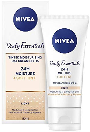3 x NIVEA® Daily Essentials Tinted Moisturising Day Cream Natural SPF 8 50ml