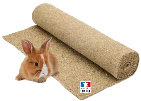 Hemp Toilet for Rodents 50 cm x 2 m for Rabbits, Guinea Pigs...